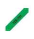Brother TZe-731 Laminated Tape Black on Green TZe 8 m 1.2 cm
