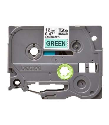 Brother TZe-731 Laminated Tape Black on Green TZe 8 m 1.2 cm