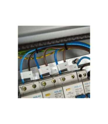 Brother TZe-FX221 Flexible ID Laminated Tape Black on White TZe 8 m 0.9 cm