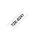 Brother TZe-S241 Strong Adhesive Laminated Tape Black on White TZe 8 m 1.8 cm