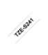 Brother TZe-S241 Strong Adhesive Laminated Tape Black on White TZe 8 m 1.8 cm
