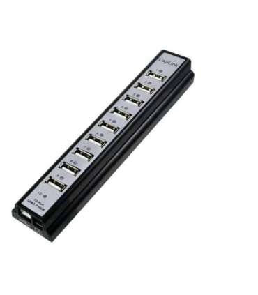 Logilink USB 2.0 Hub-10 port whit power adapter