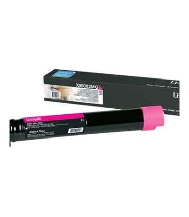 Lexmark X950X2MG X95x Magenta Extra High Yield Toner Cartridge (22K) Cartridge Magenta