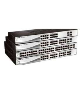 D-LINK DGS-1210-20, Gigabit Smart Switch with 16 10/100/1000Base-T ports and 4 Gigabit MiniGBIC (SFP) ports, 802.3x Flow