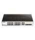 D-LINK DGS-1210-20, Gigabit Smart Switch with 16 10/100/1000Base-T ports and 4 Gigabit MiniGBIC (SFP) ports, 802.3x Flow