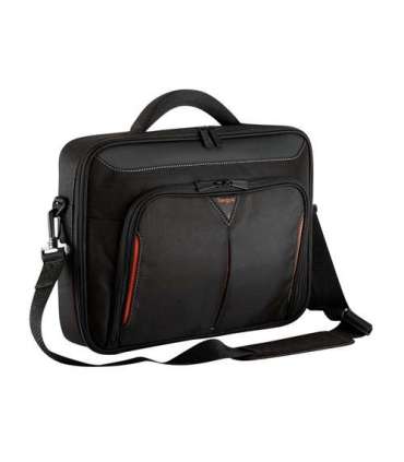 Targus Classic+ Fits up to size 15.6 " Messenger - Briefcase Black/Red Shoulder strap