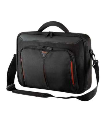 Targus Classic+ Fits up to size 15.6 " Messenger - Briefcase Black/Red Shoulder strap