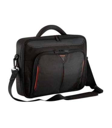 Targus Classic+ Fits up to size 15.6 " Messenger - Briefcase Black/Red Shoulder strap