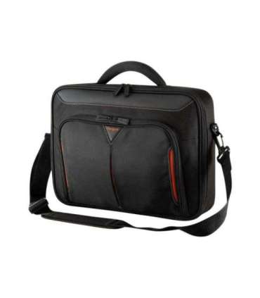 Targus Classic+ Fits up to size 15.6 " Messenger - Briefcase Black/Red Shoulder strap