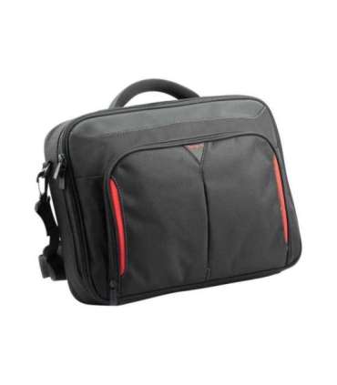 Targus Classic+ Fits up to size 15.6 " Messenger - Briefcase Black/Red Shoulder strap