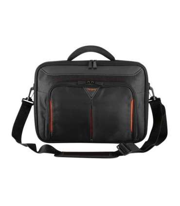 Targus Classic Fits up to size 14 " Messenger - Briefcase Black/Red Shoulder strap