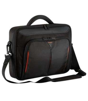 Targus Classic Fits up to size 14 " Messenger - Briefcase Black/Red Shoulder strap