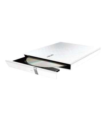 Asus SDRW-08D2S-U Lite Interface USB 2.0 DVD±RW CD read speed 24 x CD write speed 24 x White |