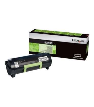 Lexmark 50F2H0E 502HE High Yield Corporate Cartridge (5k) Cartridge Black