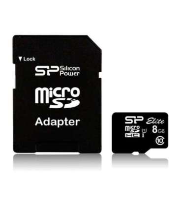 Silicon Power Elite UHS-I 16 GB MicroSDHC Flash memory class 10 SD adapter