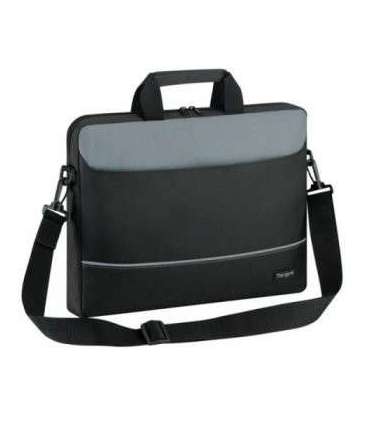 Targus Intellect Fits up to size 15.6 " Messenger - Briefcase Black/Grey Shoulder strap