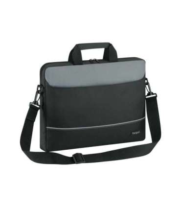 Targus Intellect Fits up to size 15.6 " Messenger - Briefcase Black/Grey Shoulder strap
