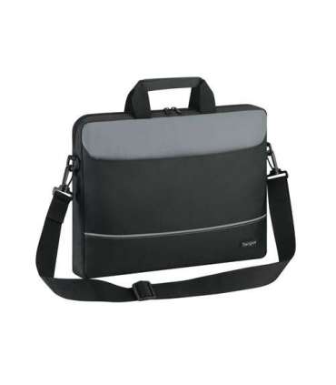 Targus Intellect Fits up to size 15.6 " Messenger - Briefcase Black/Grey Shoulder strap
