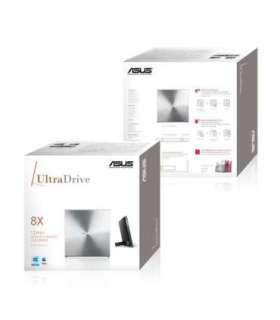 Asus SDRW-08U5S-U Interface USB 2.0 DVD±RW CD read speed 24 x CD write speed 24 x Metallic Notebook