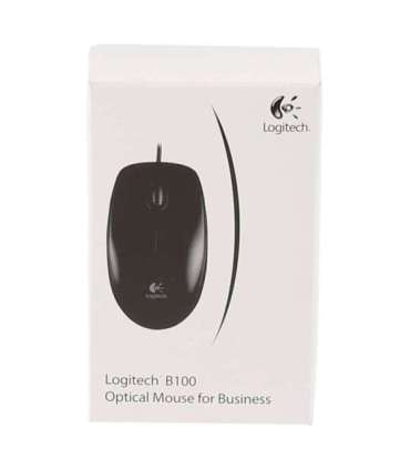 Logitech Mouse B100 Wired Black