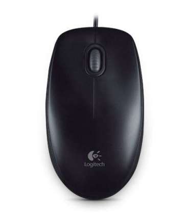 Logitech Mouse B100 Wired Black