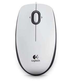 Logitech B100 Portable Optical Mouse White