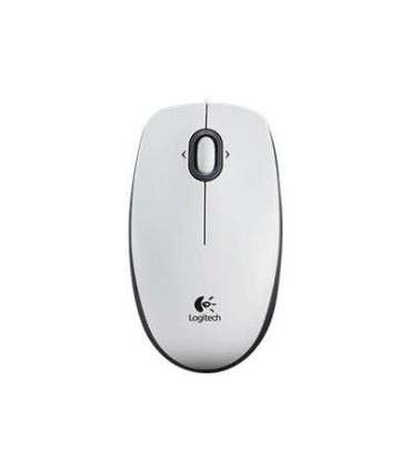 Logitech B100 Portable Optical Mouse White