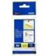 Brother TZe-S121 Strong Adhesive Laminated Tape Black on Clear TZe 8 m 9 cm