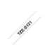 Brother TZe-S121 Strong Adhesive Laminated Tape Black on Clear TZe 8 m 9 cm
