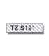 Brother TZe-S121 Strong Adhesive Laminated Tape Black on Clear TZe 8 m 9 cm