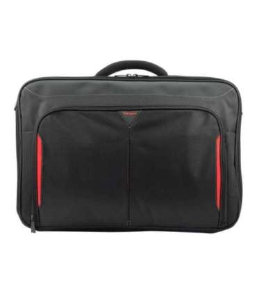 Targus CN418EU Clamshell Laptop Bag Briefcase Black/Red 17-18 " Shoulder strap