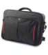 Targus CN418EU Clamshell Laptop Bag Briefcase Black/Red 17-18 " Shoulder strap