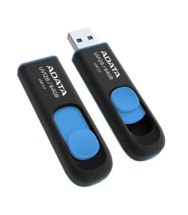 ADATA UV128 64 GB USB 3.0 Black/Blue
