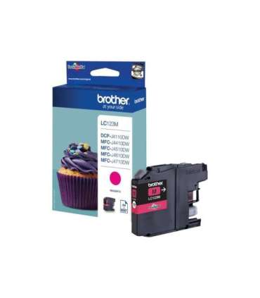 Brother LC123M Ink Cartridge Magenta