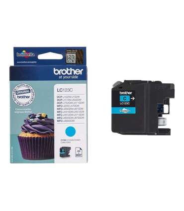 Brother LC123C Ink Cartridge Cyan