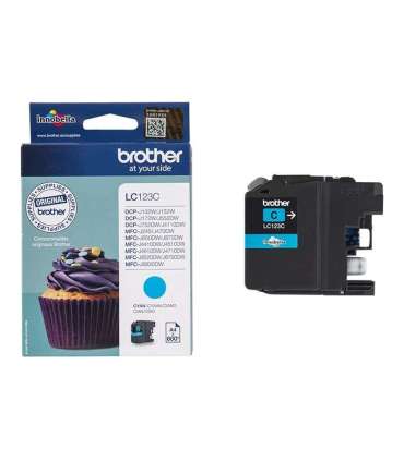 Brother LC123C Ink Cartridge Cyan
