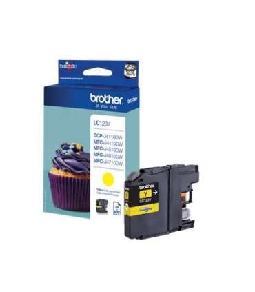 Brother LC123Y Ink Cartridge Yellow