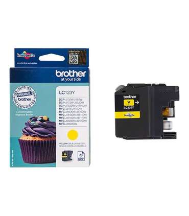 Brother LC123Y Ink Cartridge Yellow