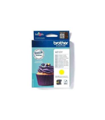 Brother LC123Y Ink Cartridge Yellow