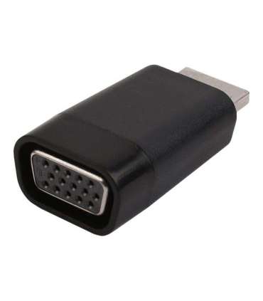 Gembird HDMI to VGA adapter, single port Black HDMI VGA