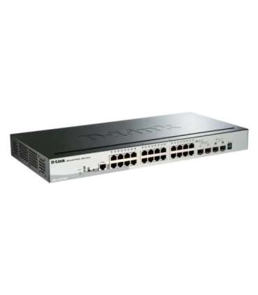 D-Link Switch DGS-1510-28P Web Management Rack mountable Gigabit Ethernet (copper) ports quantity 24 SFP