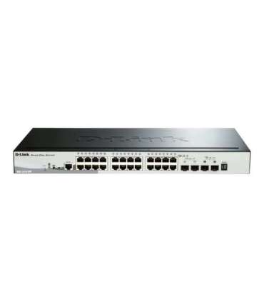 D-Link Switch DGS-1510-28P Web Management Rack mountable Gigabit Ethernet (copper) ports quantity 24 SFP