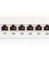Digitus Patch Panel DN-91624S White Category: CAT 6 Ports: 24 x RJ45 Retention strength: 7.7 kg Insertion