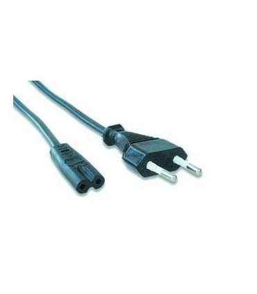 Cablexpert Power cord (C7), VDE approved Black Power plug type C