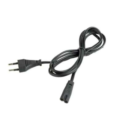 Cablexpert Power cord (C7), VDE approved Black Power plug type C