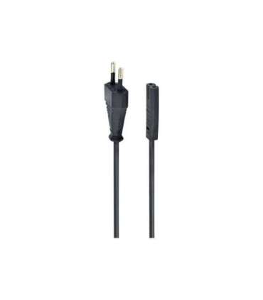 Cablexpert Power cord (C7), VDE approved Black Power plug type C