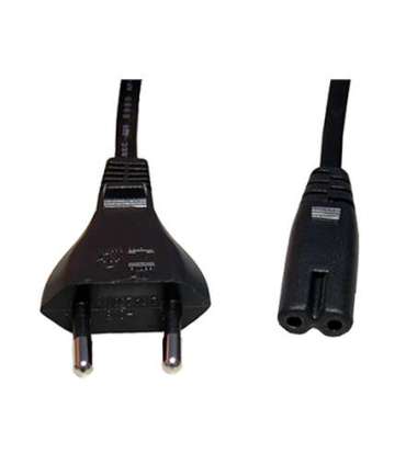 Cablexpert Power cord (C7), VDE approved Black Power plug type C