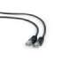 Cablexpert Patch cord PP12-0.5M/BK Black