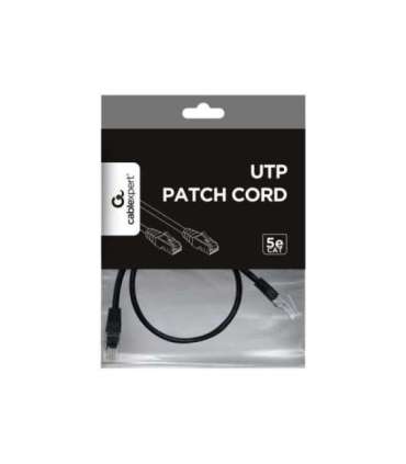 Cablexpert Patch cord PP12-0.5M/BK Black