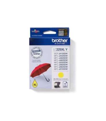 Brother LC225XLY Ink Cartridge Yellow